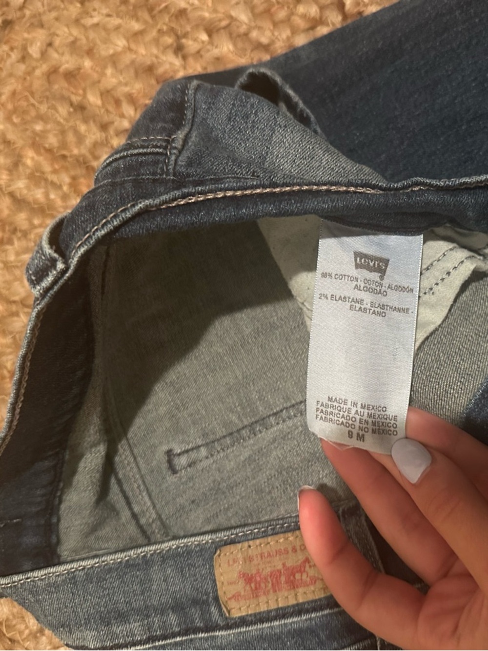 LEVIS LOW RISE BOOT CUT JEANS - Picture 3 of 4
